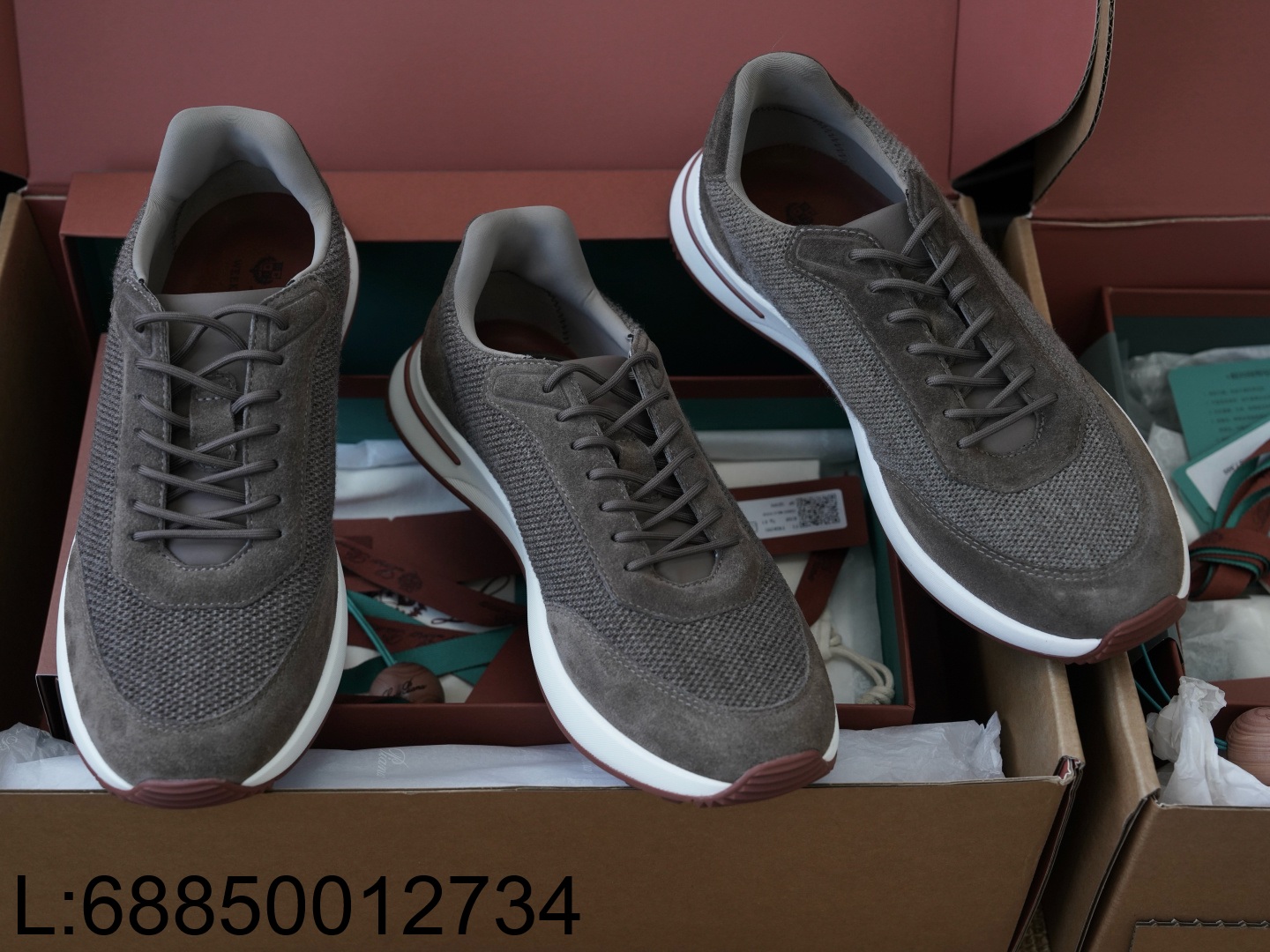 [LP공장] 로로피아나 위켄드 워크 스니커즈 그레이