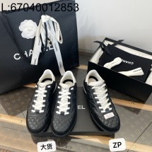 [DXJ] 샤넬 24SS 모노그램 퀼팅 스니커즈 블랙 남성용