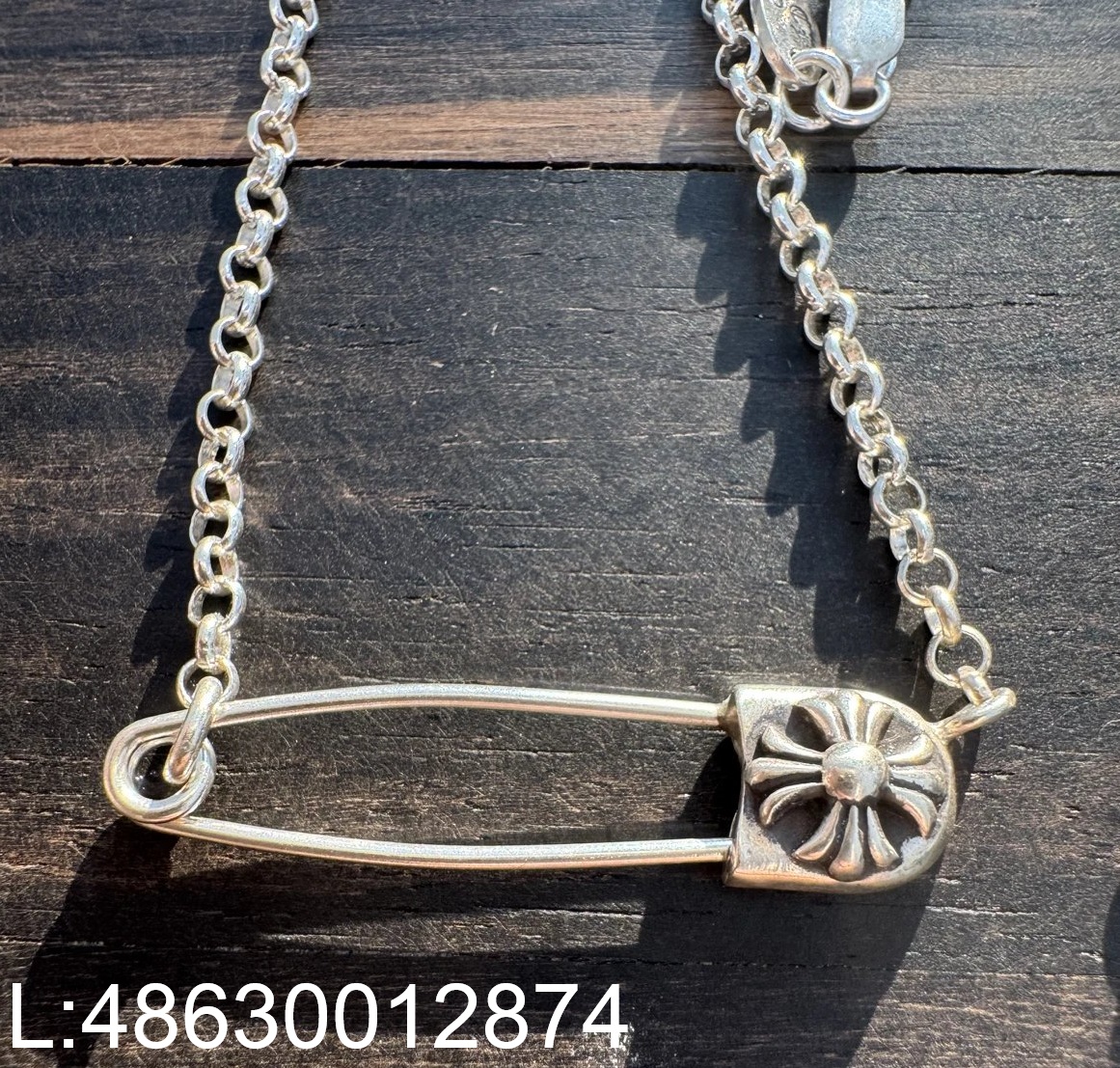 [아트셀러] 크롬하츠 옷핀 목걸이