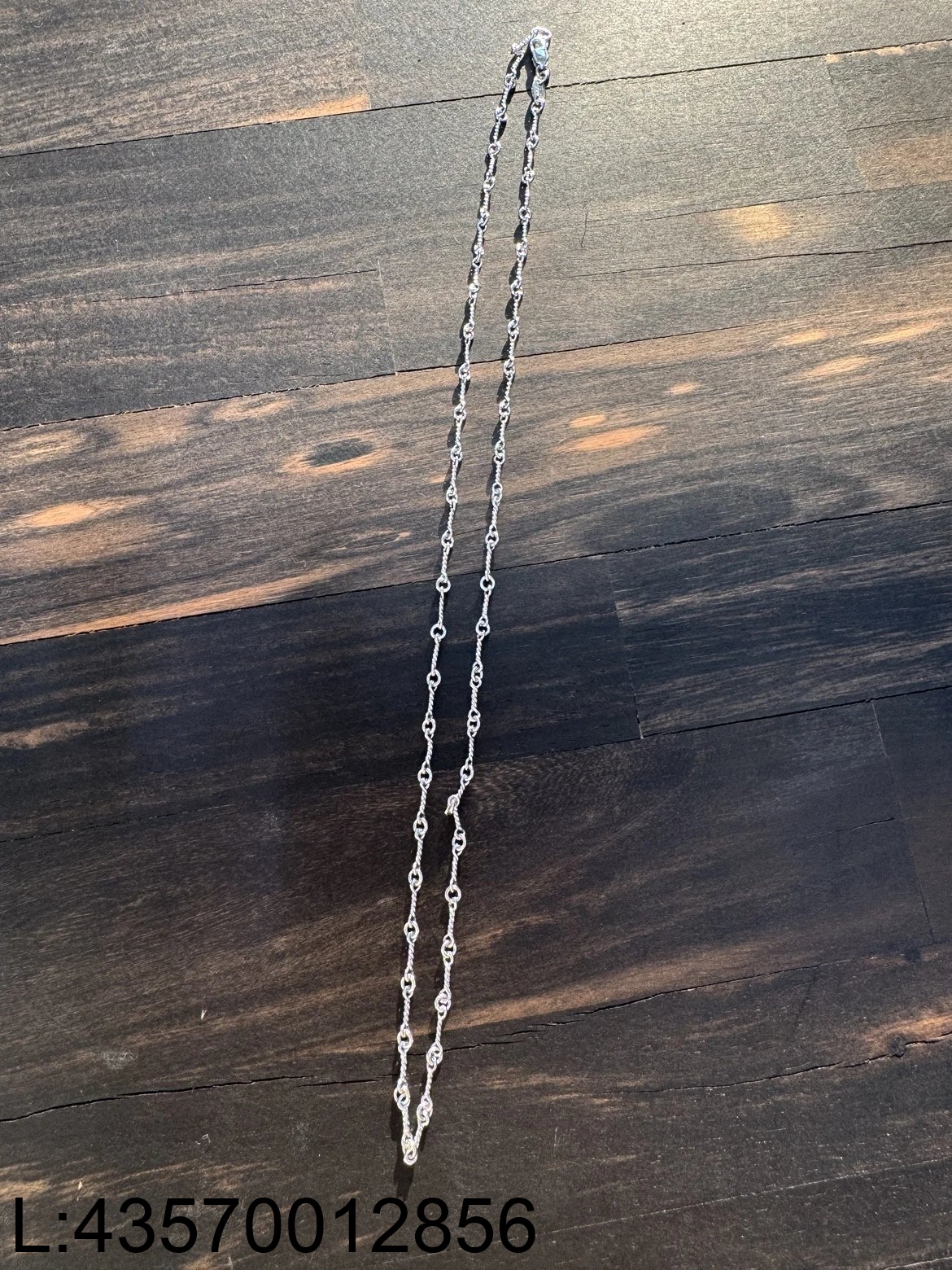 [아트셀러] 크롬하츠 18K 도금 대나무 절형 목걸이