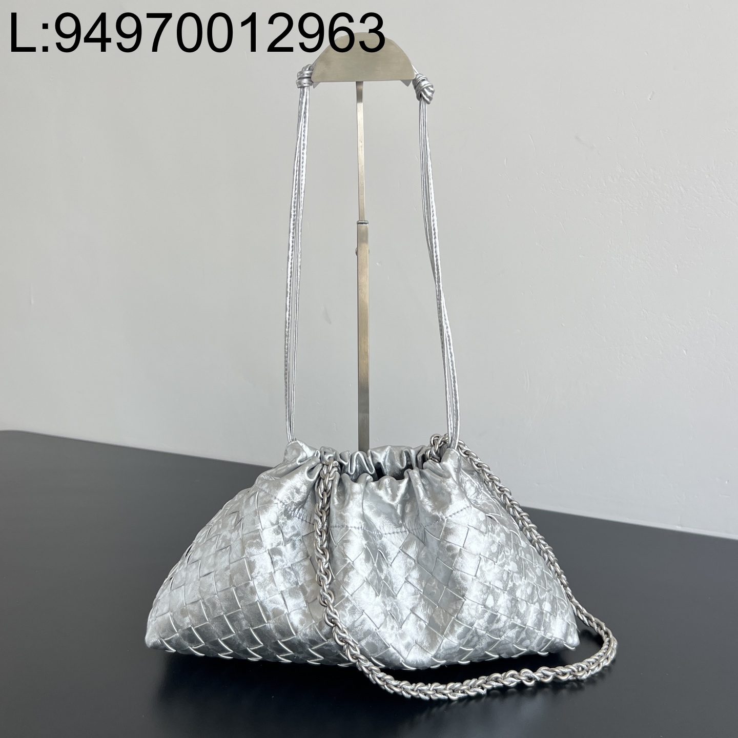 징 팩토리 보테가베네타 더스트 노떼 백 839394 33*19*8cm 빈티지 실버