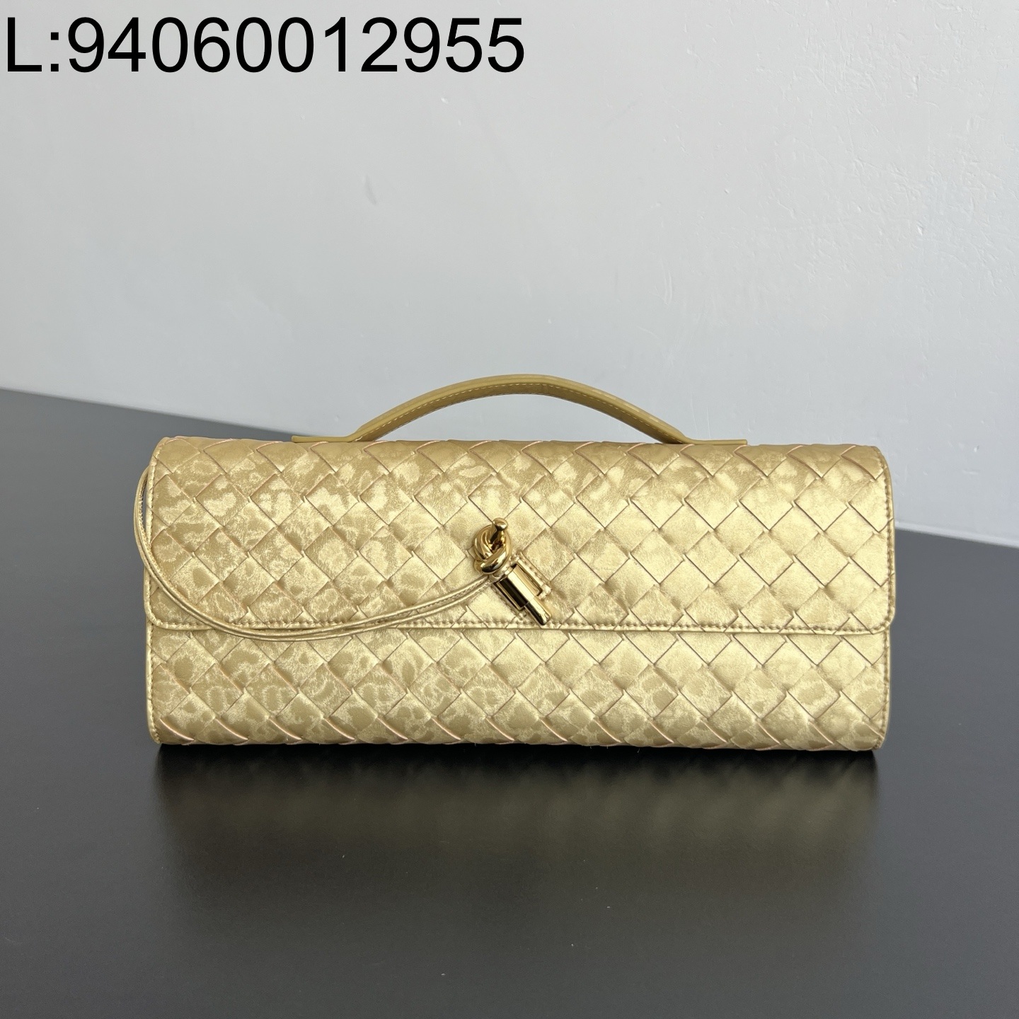 징 팩토리 보테가베네타 안디아모 클러치 741511 31*13*3cm 빈티지 골드