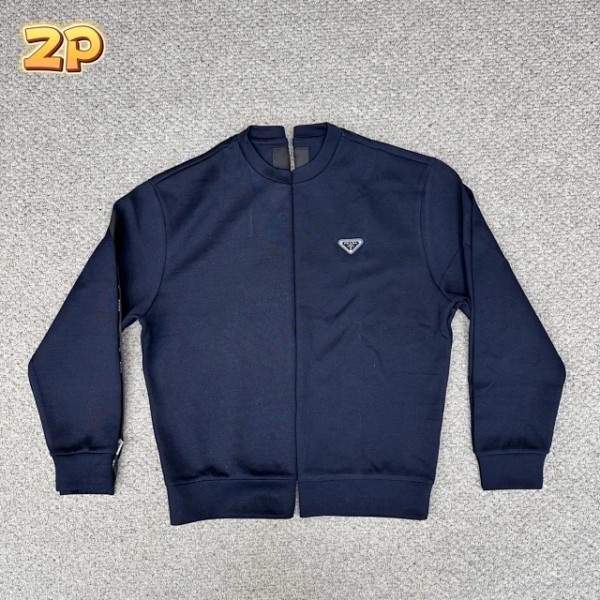 [윌리엄셀러] 프라다 맨투맨 네이비