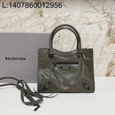[dxg] 발렌시아가 르 시티 스몰 토트백 26*20*10cm 올리브