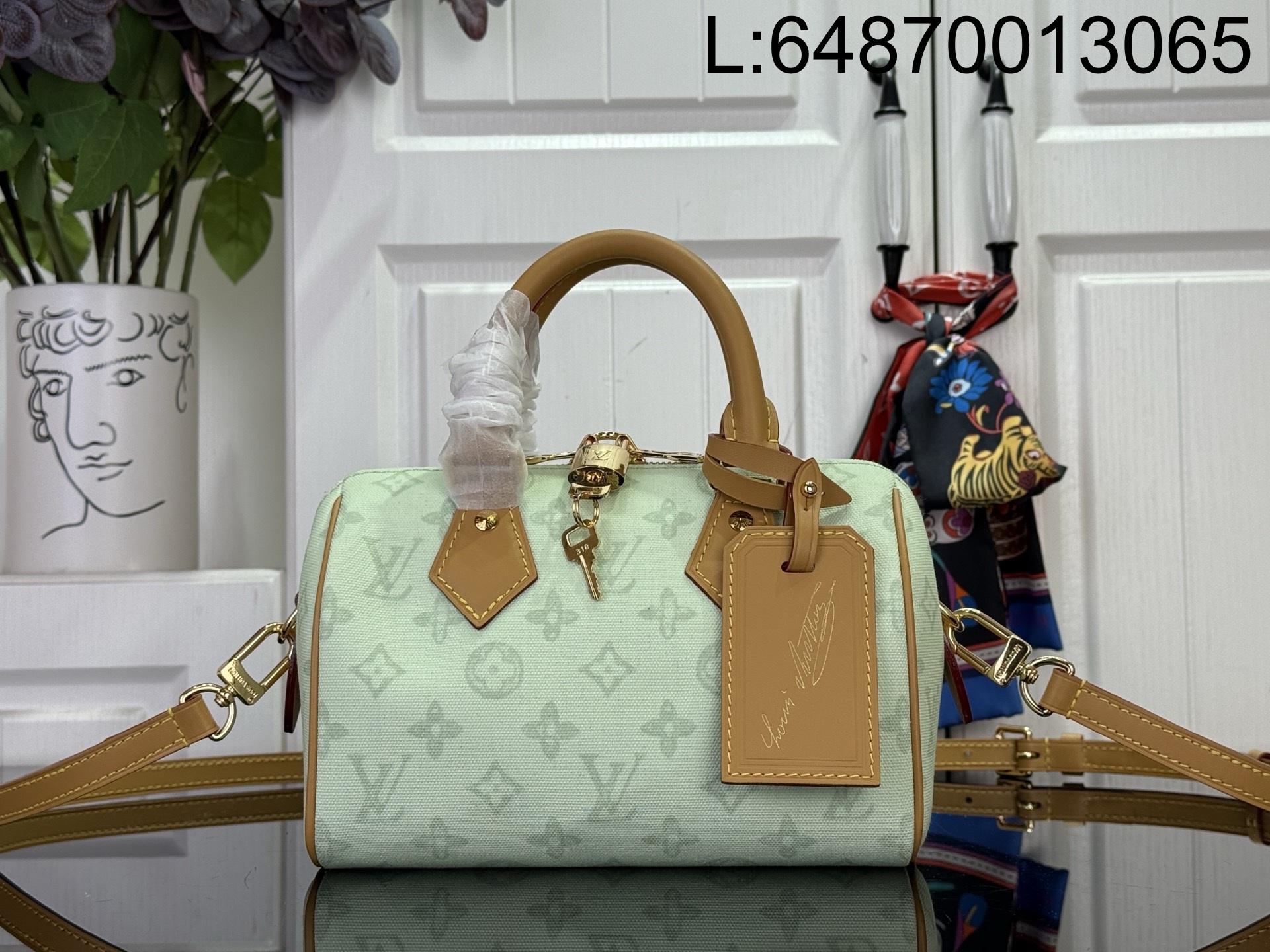 [88factory] 루이비통 스피디 반둘리에 20 M27530 20.5*13.5*12cm 라이트 그린