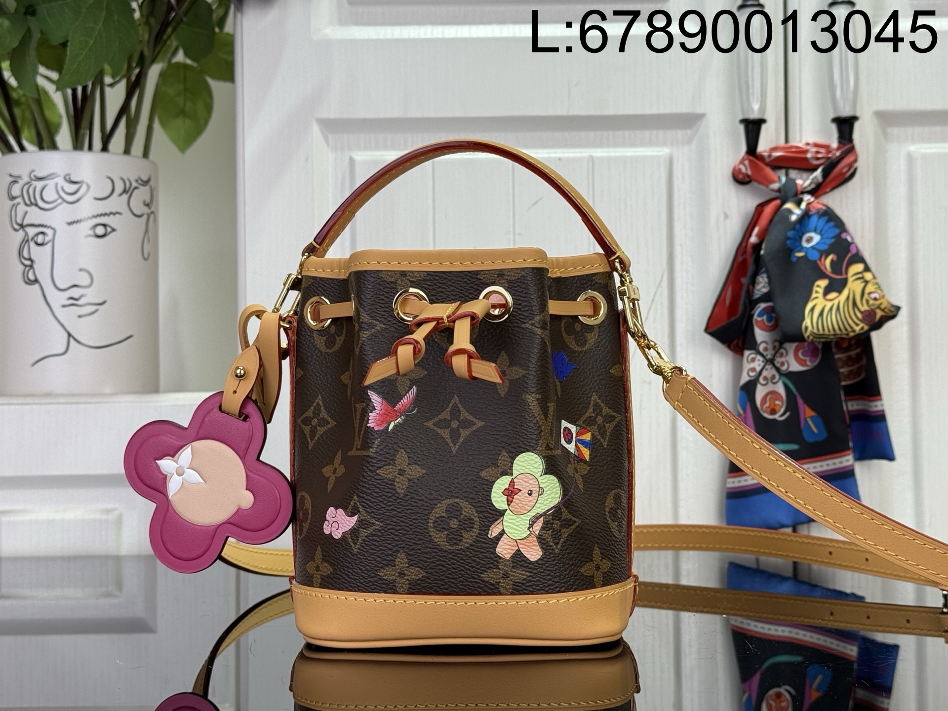 [88factory] 루이비통 나노 노에 M26623 16*10*13cm 브라운