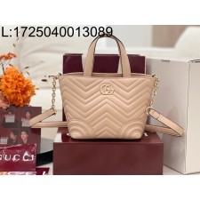 [JHL] 구찌 GG 마몽 미니 토트백 페일 핑크 847386 18*29*18cm