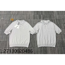 [잔디집2] [잔디집2] 셀린느 트리옹프 파인 코튼 폴로 티셔츠 카라티 폴로티 그레이