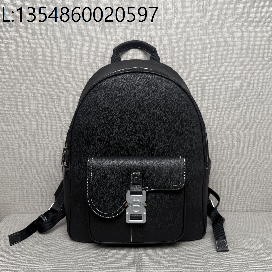 [JHL] 디올 그라인드 송아지 가죽 지퍼 백팩 1ADBA212YKK H00N 33*45*19.5cm