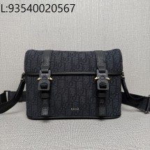 [JHL] 디올 오블리크 힛 더 로드 플랩 스트랩 백 블랙 1ESPO333YKY H03E 24*18*8cm