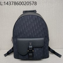 [JHL] 디올 오블리크 자카드 백팩 1ADBA212YKS 33*45*19.5cm 블랙