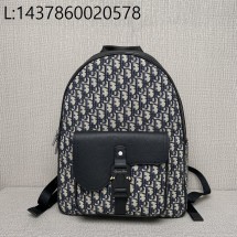 [JHL] 디올 오블리크 자카드 백팩 1ADBA212YKS 33*45*19.5cm 베이지