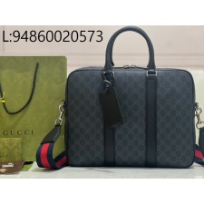 [JHL] 구찌 GG 브리프케이스 숄더 스트랩 블랙 792077 36*29*6.5cm