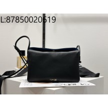 백경 셀린느 트리오 플랩 부드러운 램스킨 10P862 22*14*4cm 블랙 