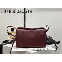 백경 셀린느 트리오 플랩 부드러운 램스킨 10P862 22*14*4cm 와인