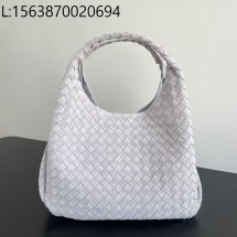 징 팩토리 보테가베네타 캄파나 844250 39*25*18.5cm 스웨이드 화이트