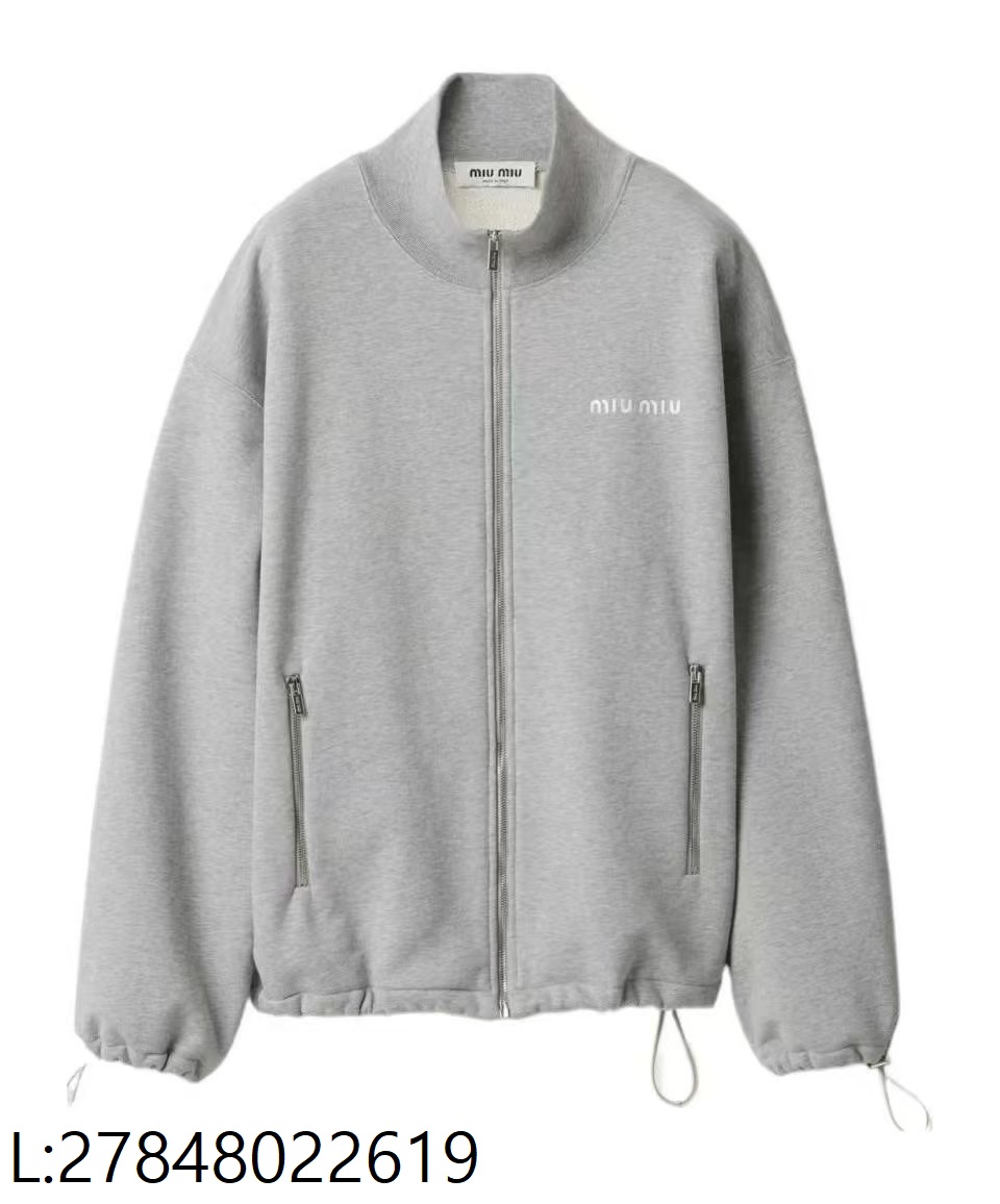 [쥬디셀러] 미우미우 지퍼 맨투맨 단색 자켓 그레이 웨이디안 주소