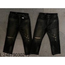 [얼리톰 셀러] 셀린느 90'S 진 셀비지 데님 문라이트 디스트로이 워시 Wesley 청바지 블랙 웨이디안 주소