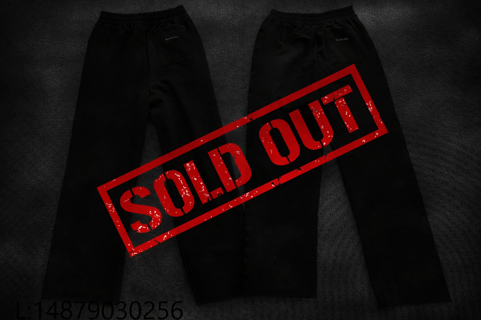 [얼리톰 셀러] 아크네 스튜디오 뒷면 포켓 프린트 팬츠 블랙 웨이디안 주소