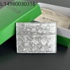 징 팩토리 보테가베네타 인트레치아토 크레딧 카드 케이스 카드지갑 743209 10*8*0.5cm 빈티지 실버