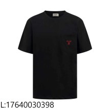 [잔디집2] 셀린느 코튼 저지 티셔츠 루즈 세리즈 반팔티 블랙