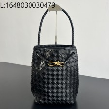 징 팩토리 보테가베네타 스몰 안디아모 버킷 블랙 855759 25*18.5*11cm