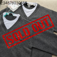 [콜라 셀러] 미우미우 페이크 레이어링 V넥 니트 그레이 웨이디안 주소