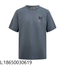 [잔디집2] 에르메스 파리스 아플리케 가죽 반팔티 남회색