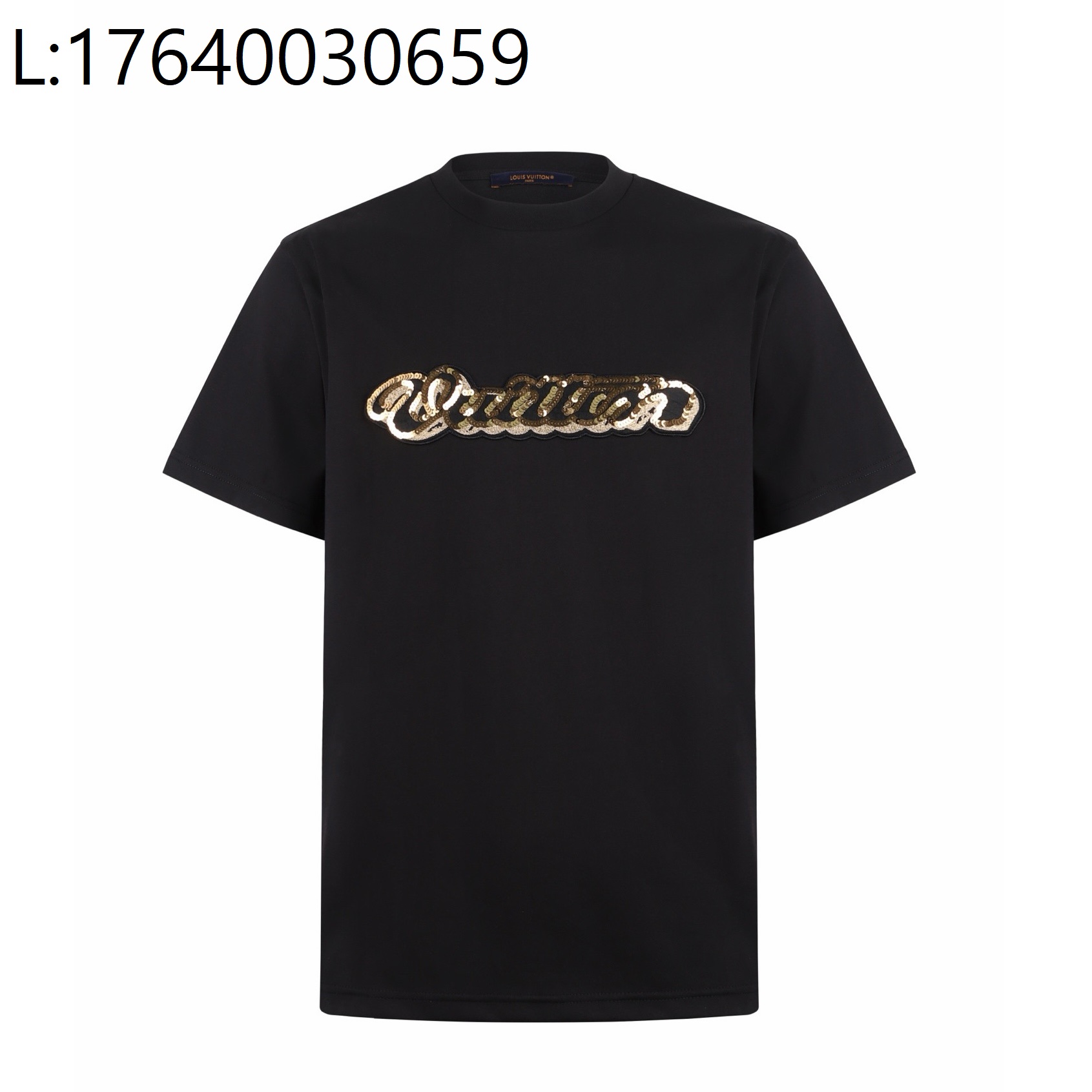 [잔디집2] 루이비통 엠벨리시드 시그니처 반팔티 블랙 1AJTYP