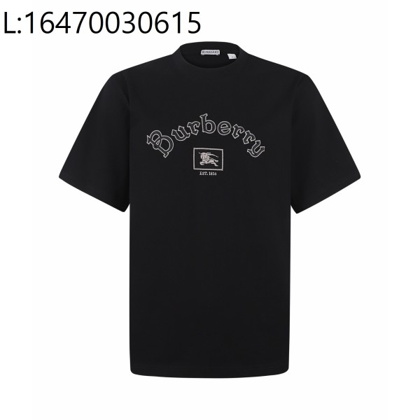 [잔디집2] 루이비통 고딕 로고 크루넥 반팔티 블랙