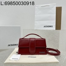 [카타] 자크뮈스 밤비노 크로스바디 플랩백 레드 24*13*7cm 은장 