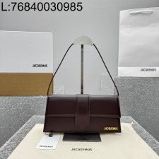 [카타] 자크뮈스 르 밤비노 롱 플랩백 다크 브라운 28*13.5*6cm 금장 무광 