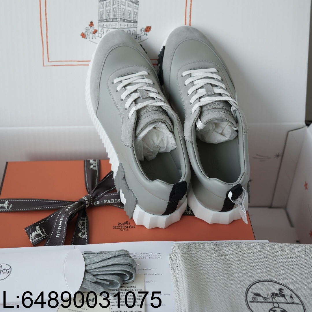 [AP공장] 에르메스 바운싱 스니커즈 그레이 H 남성용