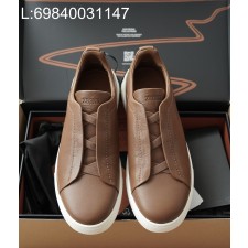 [AP공장] 제냐 트리플 스티치 TM 스니커즈 꼬냑 남성용