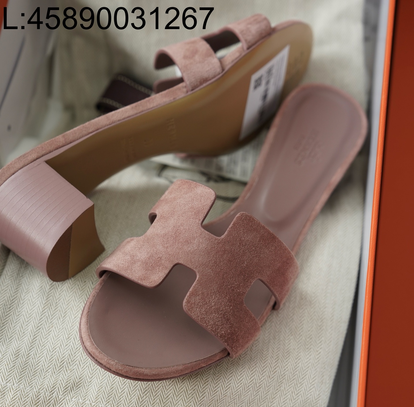 [AP공장] 에르메스 오아시스 샌들 뮬 슬리퍼 스웨이드 브라운 5cm