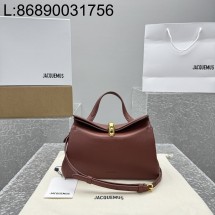 [카타] 자크뮈스 탑 핸들 백 24*14*7.5cm 브라운 염소가죽 스몰