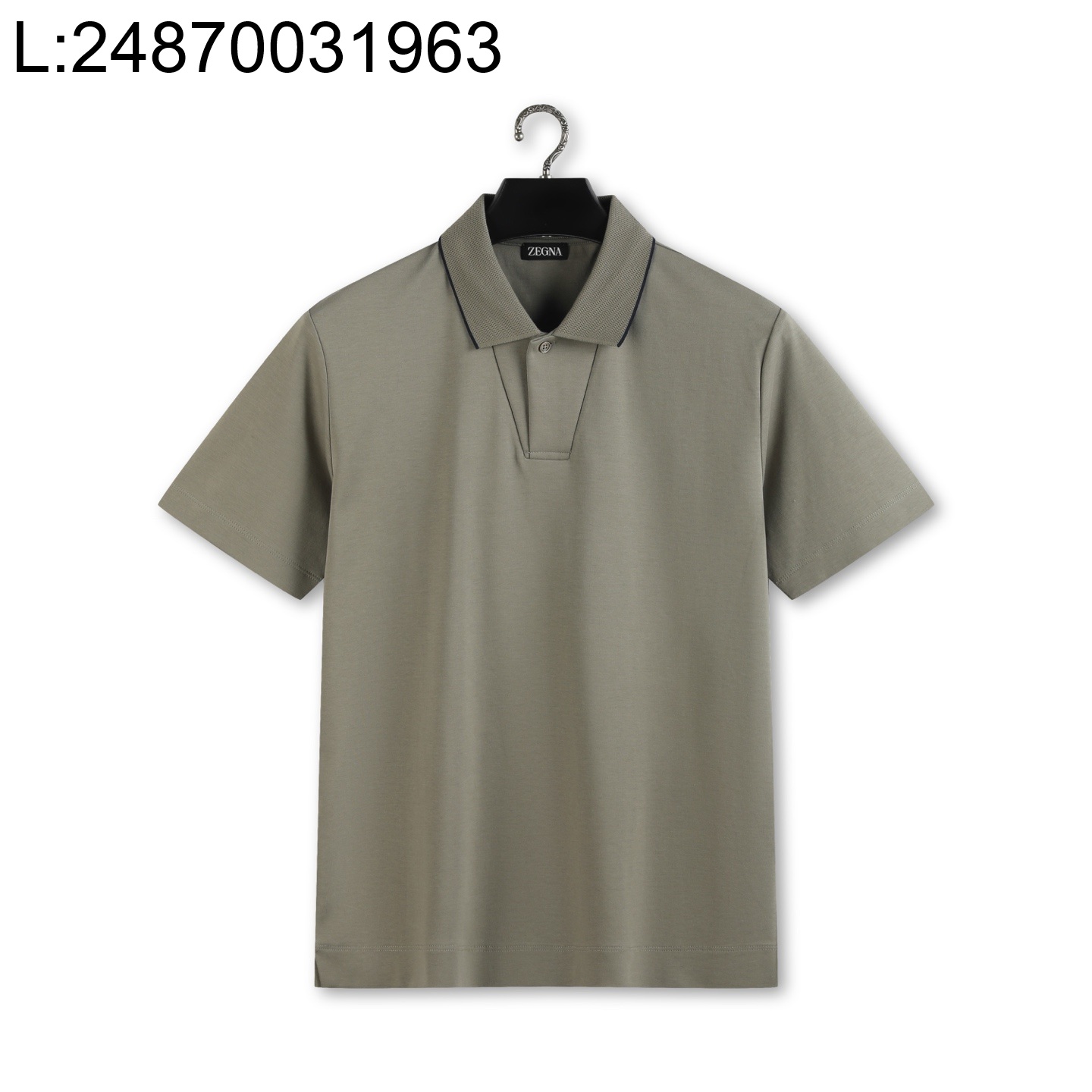 [YD공장] 제냐 26SS 단색 폴로티 / 카라티 / 반팔티 라이트 올리브