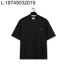 [YD공장] 에르메스 26SS H Cheval 순색 반팔티 블랙