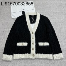 [타지아공장(tj공장) -여성전용] 샤넬 25B 모헤어 자카드 가디건 블랙