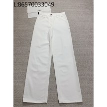 [타지아공장(tj공장) -여성전용] 샤넬 26P 뒷면 CC로고 순색 청바지 화이트