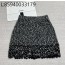 [타지아공장(tj공장) -여성전용] 샤넬 플라워 펀칭 스커트 블랙