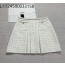 [타지아공장(tj공장) -여성전용] 샤넬 더블 포켓 체크 주름 스커트 아이보리