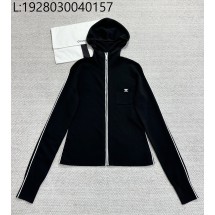 [타지아공장(tj공장) -여성전용] 샤넬 25N 코코네쥬 후디드 집업 스웨터 후드집업 블랙