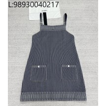 [타지아공장(tj공장) -여성전용] 샤넬 흑백 스트라이트 끈 원피스