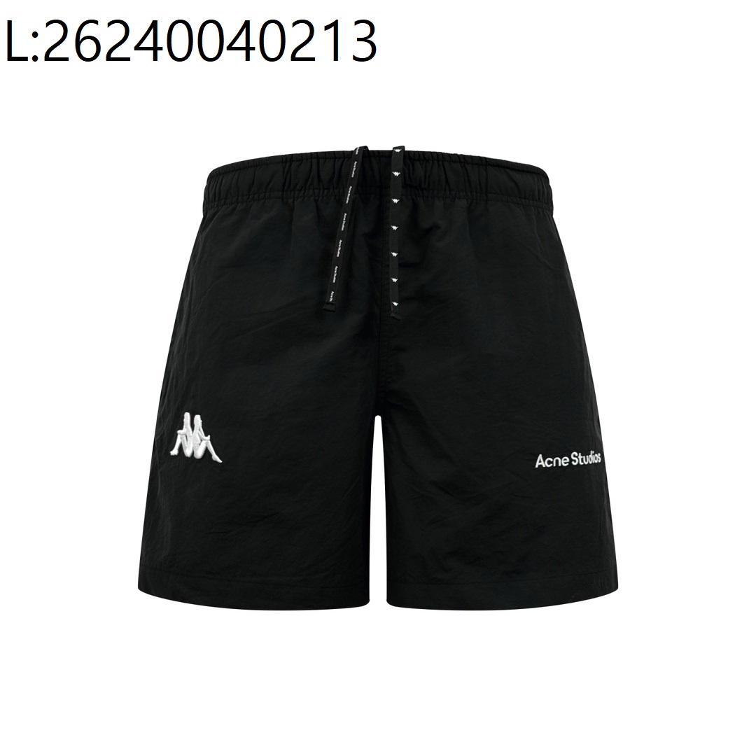 [잔디집2] 아크네 스튜디오 x 카파 릴렉스드 핏 쇼츠 반바지 블랙