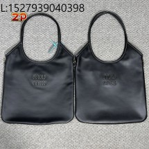 [윌리엄 셀러] 미우미우 아이비 가죽 백 블랙 웨이디안 주소 