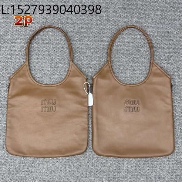 [윌리엄 셀러] 미우미우 아이비 가죽 백 브라운 웨이디안 주소