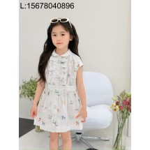 [AC아동복] 펜디 말 프린트 올 오버 원피스 화이트