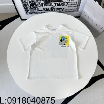 [AC아동복] 구찌 도그 프린트 반팔티 화이트