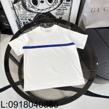 [AC아동복] 구찌 모노그램 블루 선 반팔티 화이트